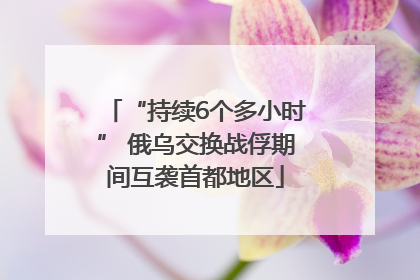 “持续6个多小时” 俄乌交换战俘期间互袭首都地区
