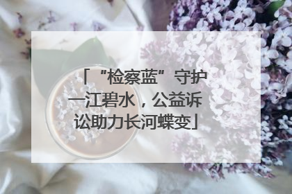 “检察蓝”守护一江碧水，公益诉讼助力长河蝶变
