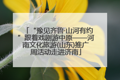 “豫见齐鲁·山河有约”跟着戏剧游中原——河南文化旅游(山东)推广周活动走进济南