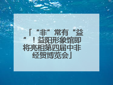 “非”常有“益”！益阳形象馆即将亮相第四届中非经贸博览会