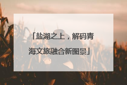 盐湖之上，解码青海文旅融合新图景