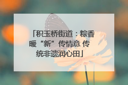积玉桥街道：粽香暖“新”传情意 传统非遗润心田