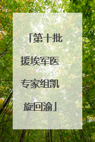 第十批援埃军医专家组凯旋回渝