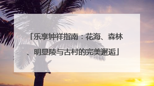 乐享钟祥指南：花海、森林、明显陵与古村的完美邂逅