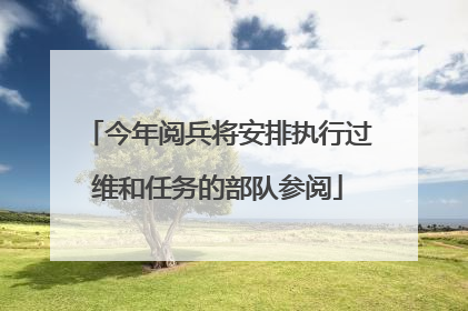 今年阅兵将安排执行过维和任务的部队参阅
