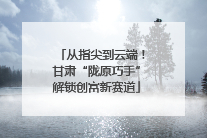 从指尖到云端！甘肃“陇原巧手”解锁创富新赛道