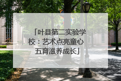 叶县第二实验学校：艺术点亮童心 五育滋养成长