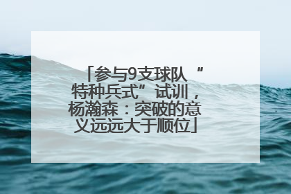 参与9支球队“特种兵式”试训，杨瀚森：突破的意义远远大于顺位