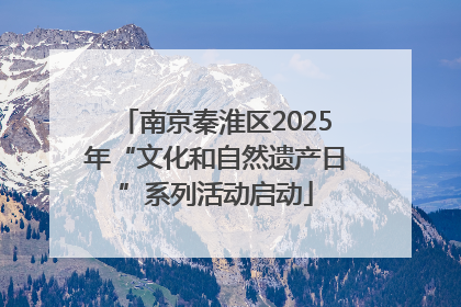南京秦淮区2025年“文化和自然遗产日”系列活动启动