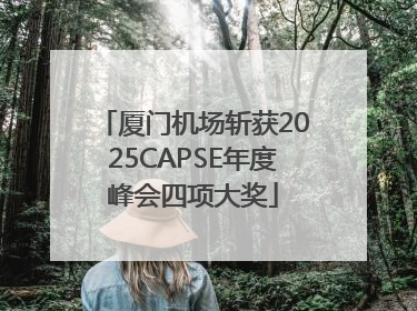 厦门机场斩获2025CAPSE年度峰会四项大奖