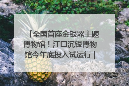 全国首座金银器主题博物馆！江口沉银博物馆今年底投入试运行｜万千气象看四川
