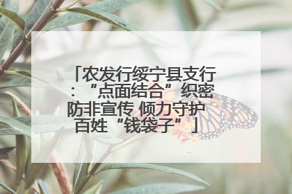 农发行绥宁县支行：“点面结合”织密防非宣传 倾力守护百姓“钱袋子”