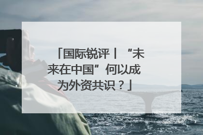 国际锐评丨“未来在中国”何以成为外资共识？
