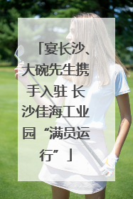 宴长沙、大碗先生携手入驻 长沙佳海工业园“满员运行”