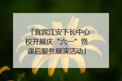 宜宾江安下长中心校开展庆“六一”暨课后服务展演活动