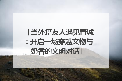 当外籍友人遇见青城：开启一场穿越文物与奶香的文明对话