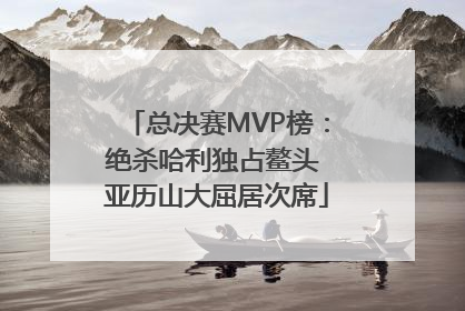 总决赛MVP榜：绝杀哈利独占鳌头 亚历山大屈居次席