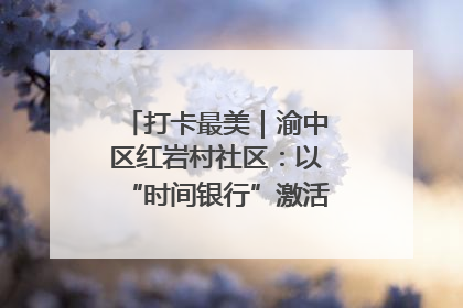 打卡最美｜渝中区红岩村社区：以“时间银行”激活垃圾分类新动能