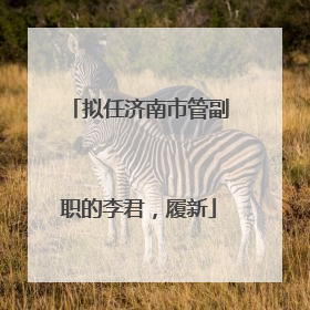 拟任济南市管副职的李君，履新