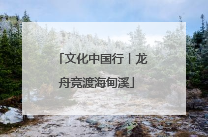文化中国行丨龙舟竞渡海甸溪