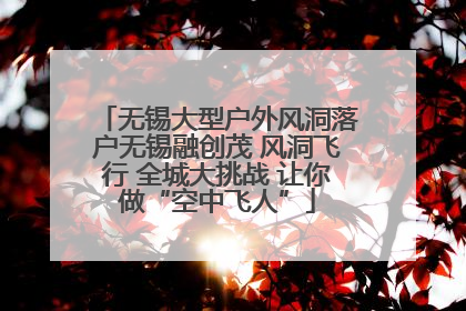 无锡大型户外风洞落户无锡融创茂 风洞飞行 全城大挑战 让你做“空中飞人”