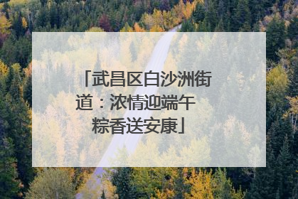 武昌区白沙洲街道：浓情迎端午 粽香送安康