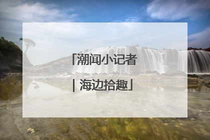 潮闻小记者｜海边拾趣