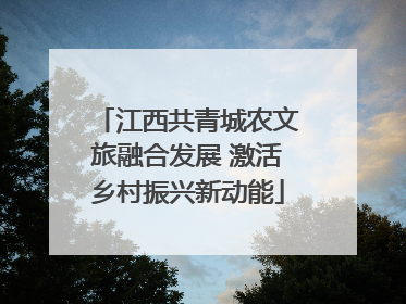 江西共青城农文旅融合发展 激活乡村振兴新动能