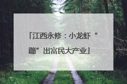 江西永修：小龙虾“蹦”出富民大产业
