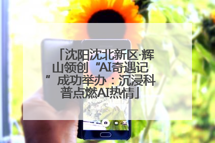 沈阳沈北新区·辉山领创“AI奇遇记”成功举办：沉浸科普点燃AI热情
