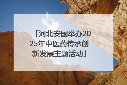 河北安国举办2025年中医药传承创新发展主题活动
