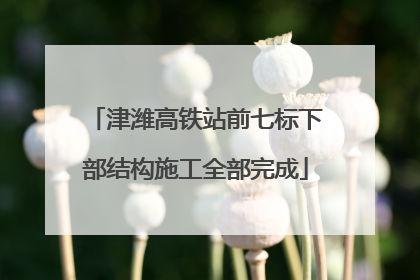 津潍高铁站前七标下部结构施工全部完成