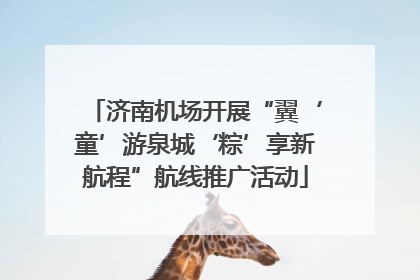济南机场开展“翼‘童’游泉城‘粽’享新航程”航线推广活动