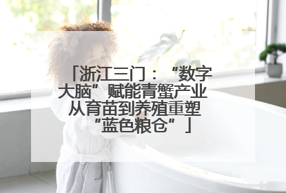浙江三门：“数字大脑”赋能青蟹产业 从育苗到养殖重塑“蓝色粮仓”