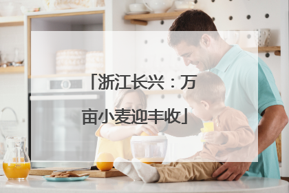 浙江长兴：万亩小麦迎丰收