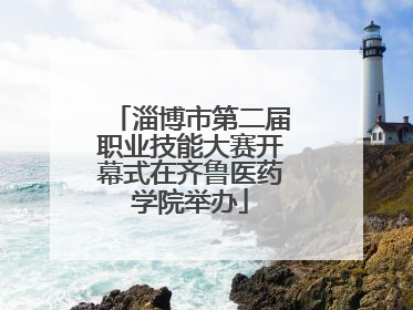 淄博市第二届职业技能大赛开幕式在齐鲁医药学院举办