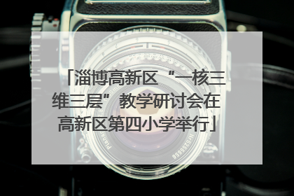 淄博高新区“一核三维三层”教学研讨会在高新区第四小学举行