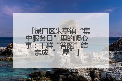 渌口区朱亭镇“集中服务日”里的暖心事：干群“答题”结亲成“一屋”