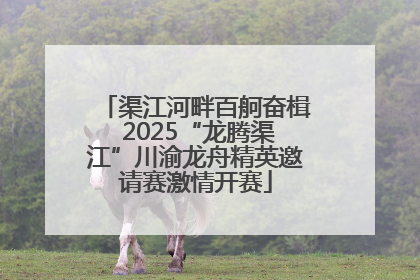 渠江河畔百舸奋楫 2025“龙腾渠江”川渝龙舟精英邀请赛激情开赛