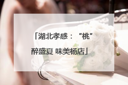 湖北孝感：“桃”醉盛夏 味美杨店