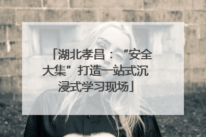湖北孝昌：“安全大集”打造一站式沉浸式学习现场