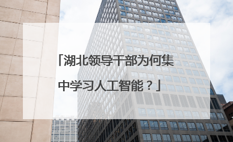 湖北领导干部为何集中学习人工智能？