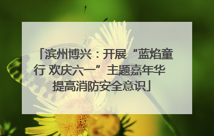 滨州博兴：开展“蓝焰童行 欢庆六一”主题嘉年华 提高消防安全意识