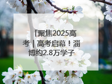 聚焦2025高考｜高考启幕！淄博约2.8万学子奔赴逐梦考场
