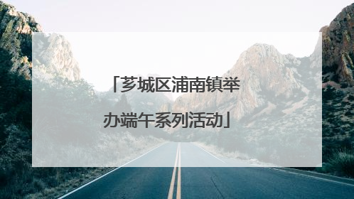 芗城区浦南镇举办端午系列活动
