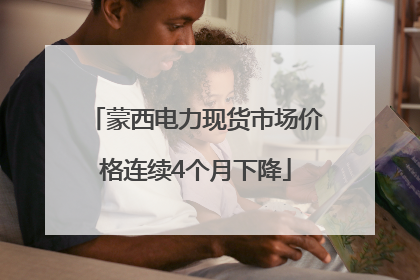 蒙西电力现货市场价格连续4个月下降
