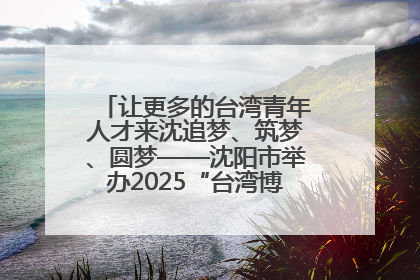 让更多的台湾青年人才来沈追梦、筑梦、圆梦——沈阳市举办2025“台湾博士沈阳行”活动