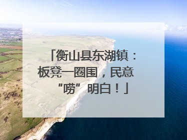 衡山县东湖镇：板凳一圈围，民意“唠”明白！