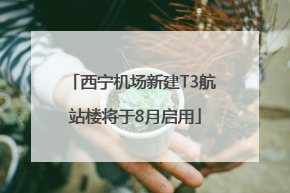 西宁机场新建T3航站楼将于8月启用