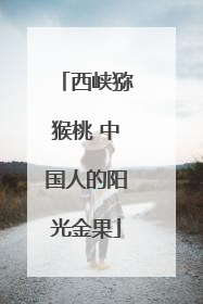 西峡猕猴桃 中国人的阳光金果